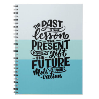 Inspirational quote - journal notebook  notizblock