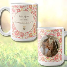 Inspirational Quote Mug with Custom Photo 