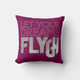 Inspirational Quote Throw Pillow Kissen