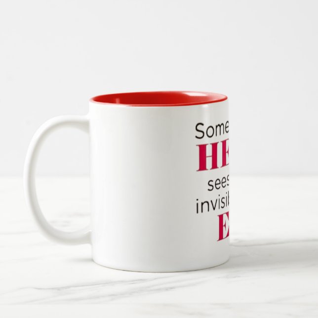  Inspirational Quote Two-Tone Coffee Mug Zweifarbige Tasse (Links)
