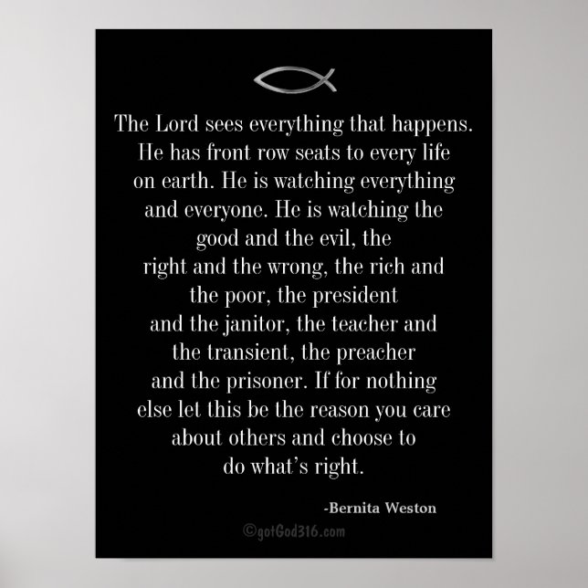 Inspirational Quotes Keys for Discipline Poster (Vorne)