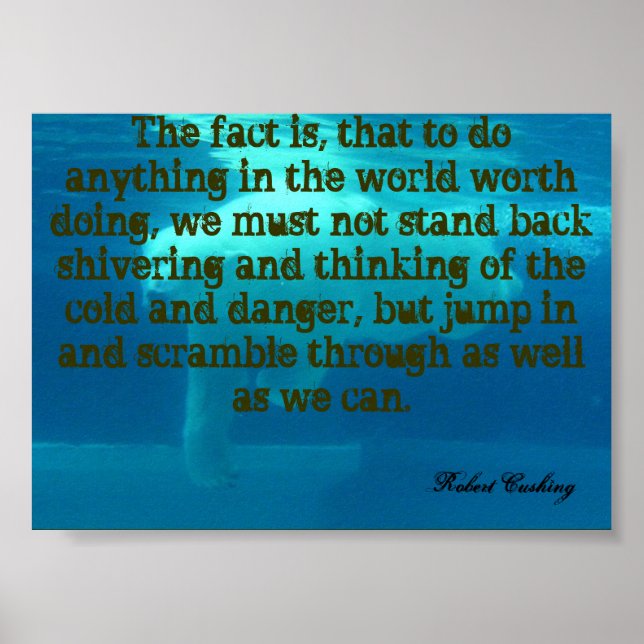 Inspirational Robert Cushing/ Polar Bear Poster (Vorne)