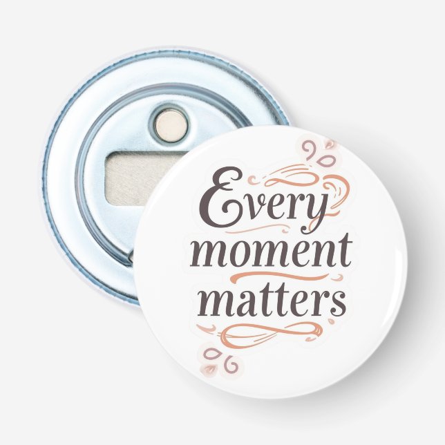 Inspirational typography art flaschenöffner (Vorderseite)