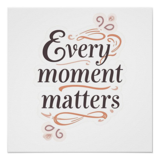 Inspirational typography art poster (Vorderseite)