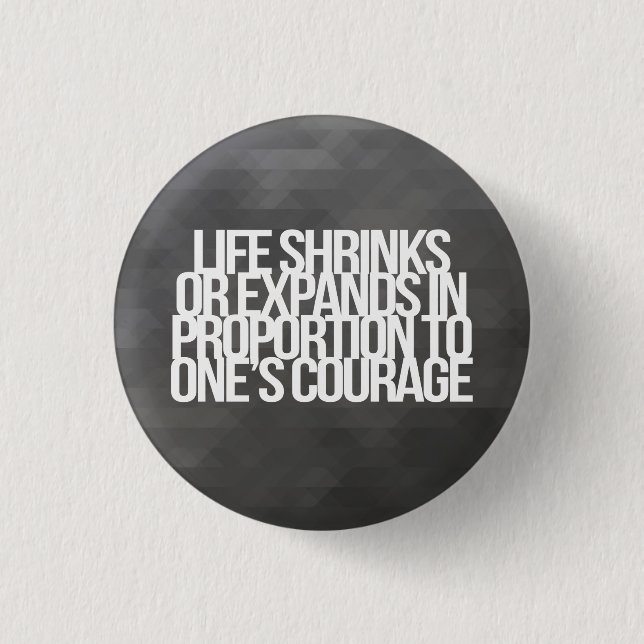 Inspirational und motivierend Zitate Button (Vorderseite)