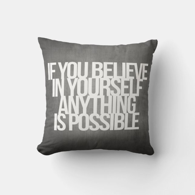 Inspirational und motivierend Zitate Kissen (Vorderseite)