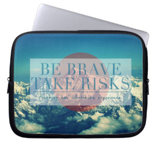 Inspirational und motivierend Zitate Laptopschutzhülle