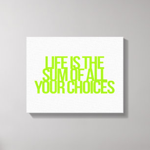 Inspirational und motivierend Zitate Leinwanddruck