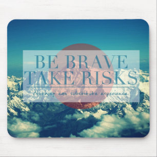 Inspirational und motivierend Zitate Mousepad
