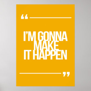 Inspirational und motivierend Zitate Poster