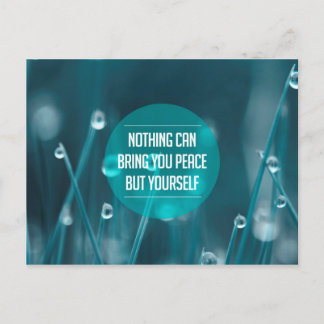 Inspirational und motivierend Zitate Postkarte