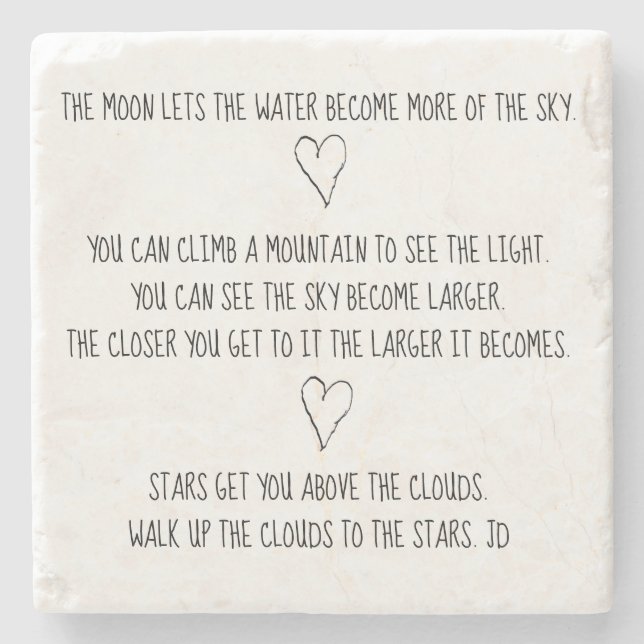 Inspirational Untersetzer (Vorderseite)