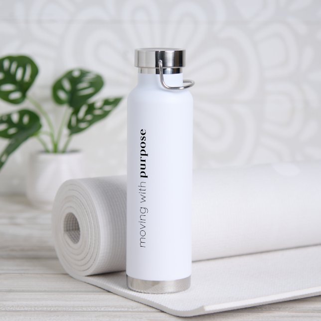 Inspirational water bottle “Purpose” Trinkflasche (Yoga)