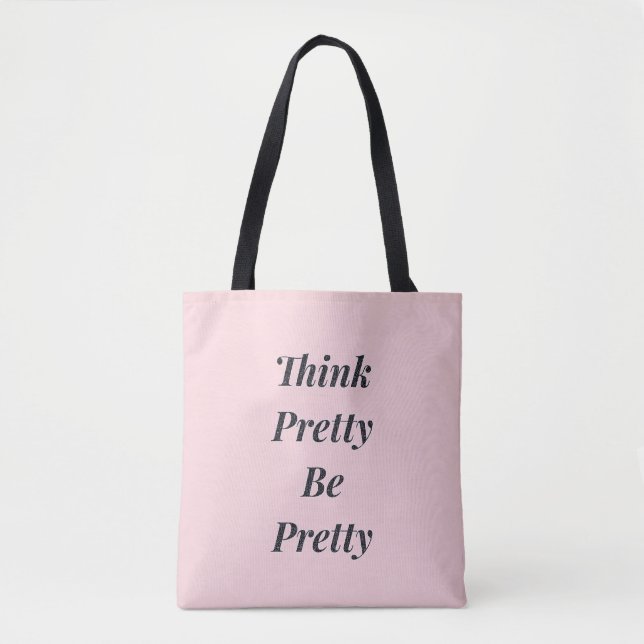 Inspirational Zitat-Taschentasche Tasche (Vorderseite)