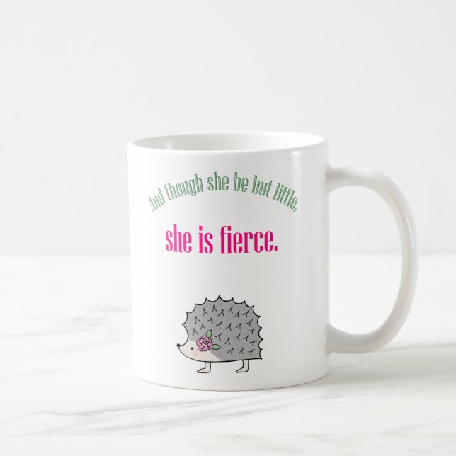 Inspirational Zitat-Tassen-niedliche Igels-Tasse Kaffeetasse (Rechts)