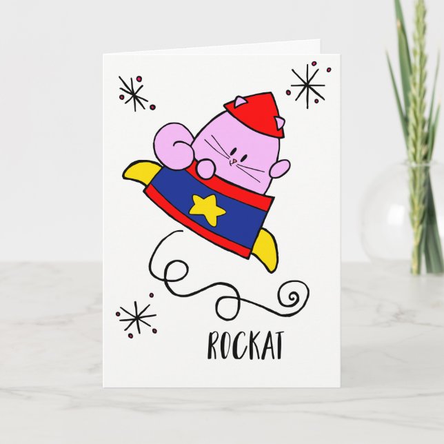 Inspirational Zitatkarte der Rockat Karte (Vorderseite)