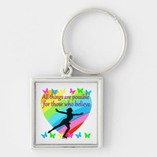 INSPIRATIONELLE QUOTE-DESIGN FÜR SKATEN SCHLÜSSELANHÄNGER