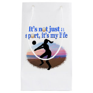 INSPIRATIONELLES VOLLEYBALL IST MEIN LEBENSGESTALT KLEINE GESCHENKTÜTE