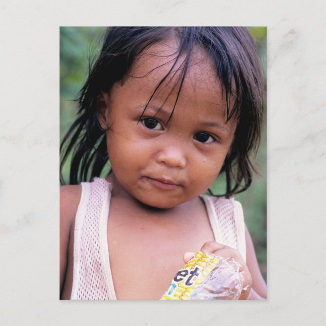 Inspirationen. Die junge philippinische Dame. Postkarte (Vorderseite)