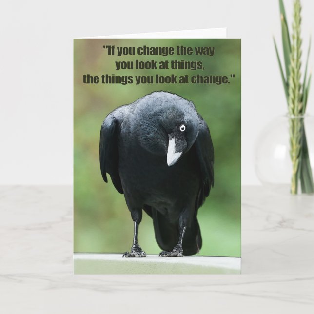 Inspirationnel - Carte d'attitude positive (Devant)