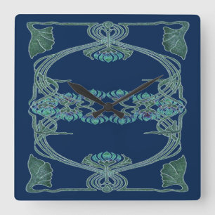 Inspirations Art Nouveau I, Horloge murale