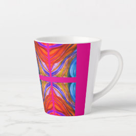 Inspirations du désert rose chaud Latte Mug
