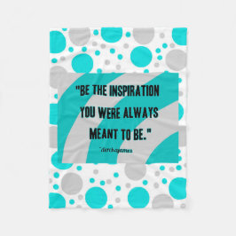 Inspirations-kleine BaumwollFleece-Decke Fleecedecke