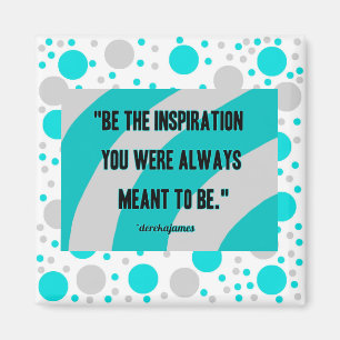 Inspirations-Quadrat 2 Zoll-Quadrat-Magnet Magnet