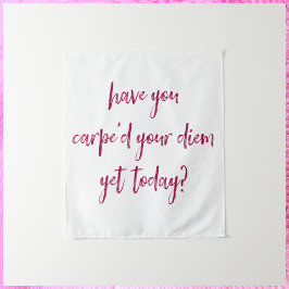 Inspirations- und Empowerment-Karpfen-Diem Wandteppich