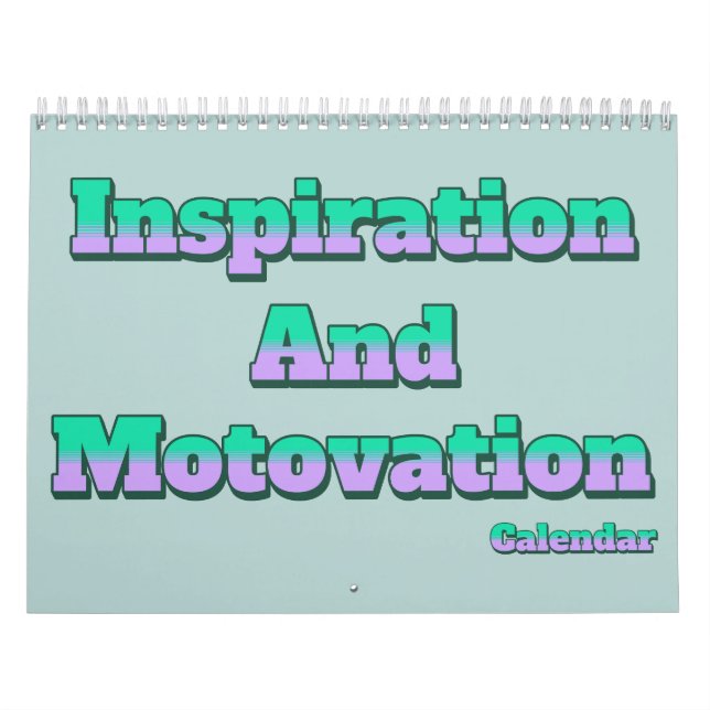 Inspirations- und Motivationskalender Kalender (Titelbild)