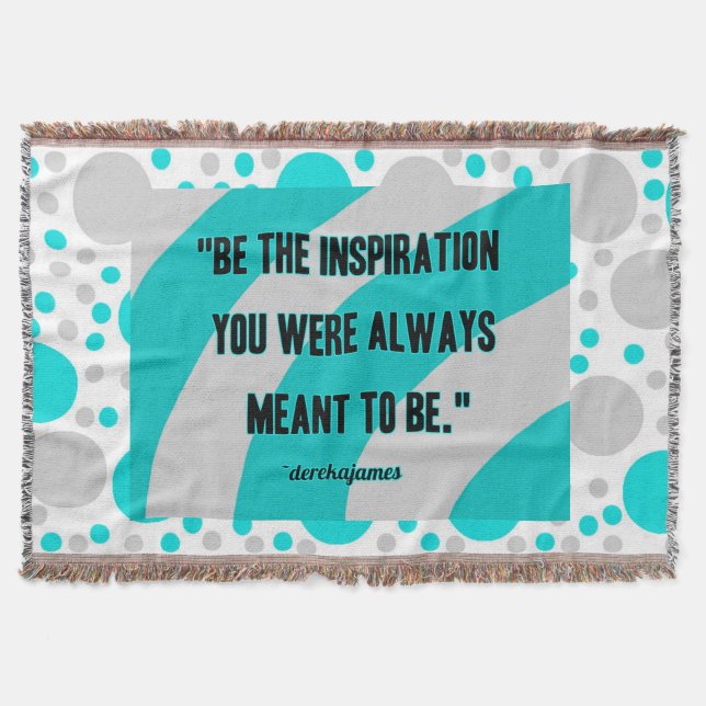 Inspirations-Wurfs-Decke Decke (Vorderseite)