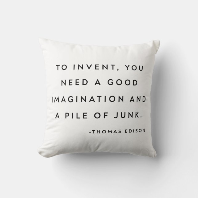 Inspirationsangebot für Minimalistischen Stil Kissen (Vorderseite)