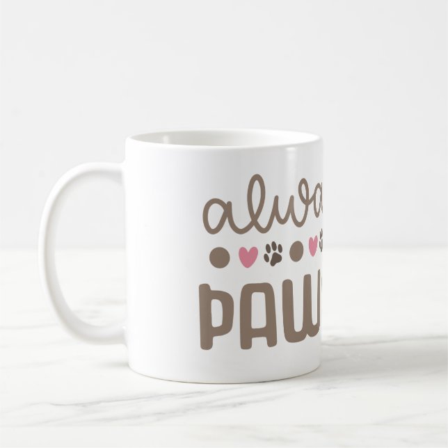 Inspirationsangebot: Seien Sie immer einseitig. Kaffeetasse (Links)