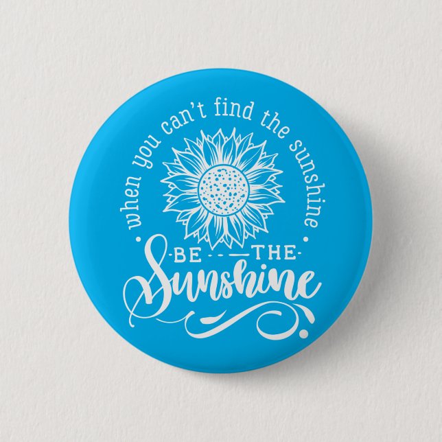 Inspirationsangebot | Sonnenblume Button (Vorderseite)
