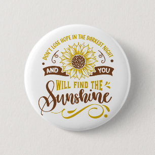 Inspirationsangebot Sonnenblume Button