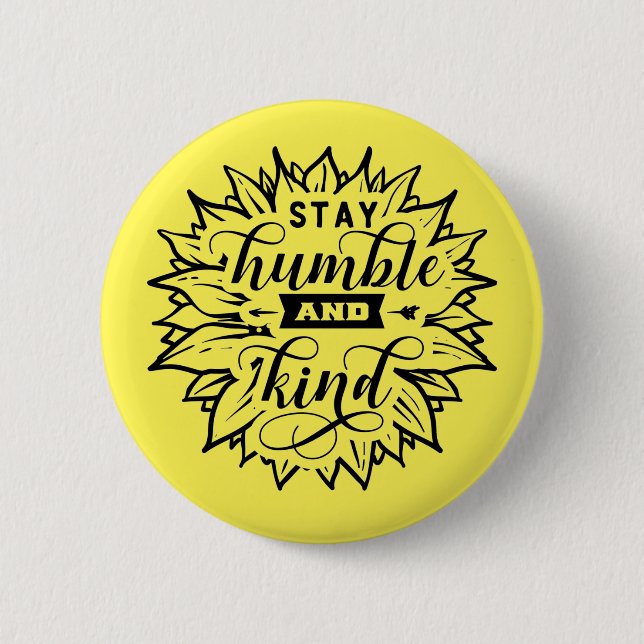Inspirationsangebot | Sonnenblume Button (Vorderseite)