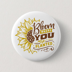 Inspirationsangebot Sonnenblume Button