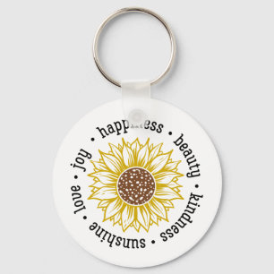 Inspirationsangebot   Sonnenblume Schlüsselanhänger