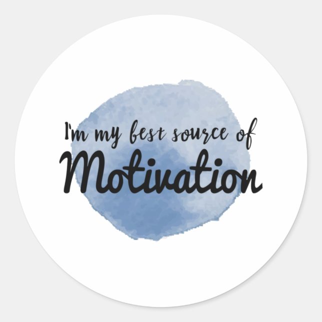 Inspirationsangebote für harte Arbeiter Runder Aufkleber (Vorderseite)