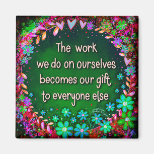Inspirationsarbeit selbst zitieren Hübsche Trendku Magnet