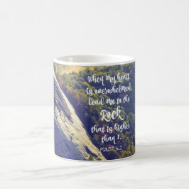 Inspirationsberuhigende Psalmen-Schrift Kaffeetasse