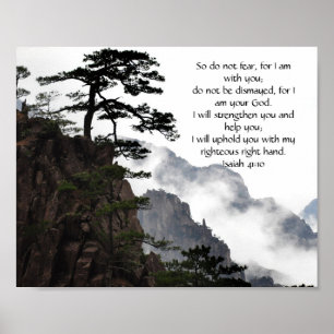 Inspirationsbibel aus der Isaiah-Bibel Poster