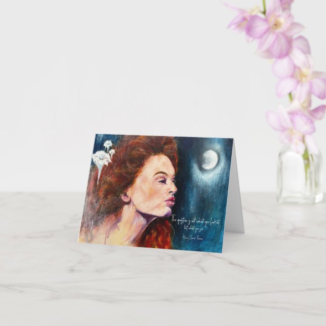 Inspirationsblume Karte (Orchidee)