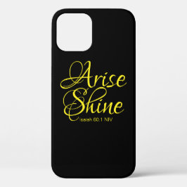 Inspirationserhöhung und Shine Faith Black Case-Mate iPhone Hülle