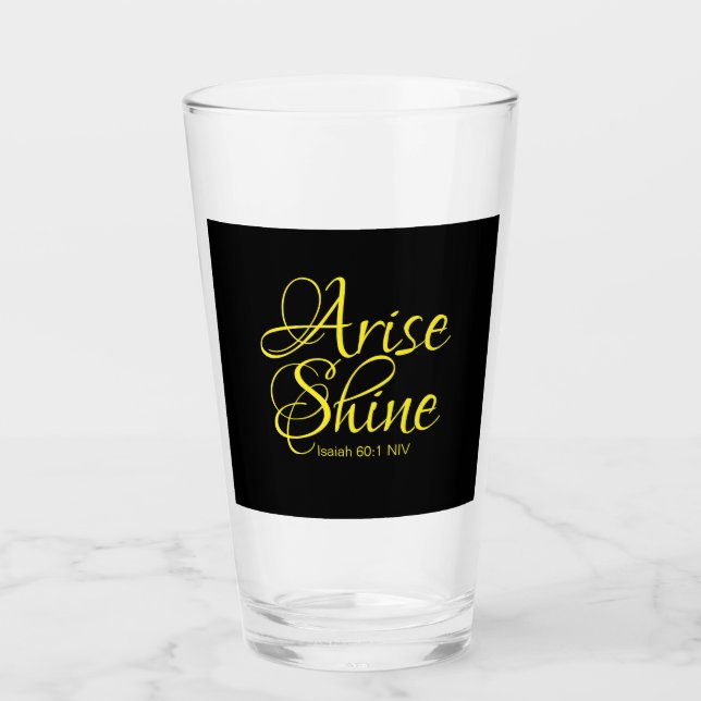 Inspirationserhöhung und Shine Faith Black Glas (Vorderseite)