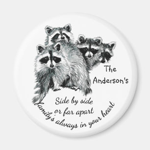 Inspirationsfamilie immer im Mittelpunkt Magnet