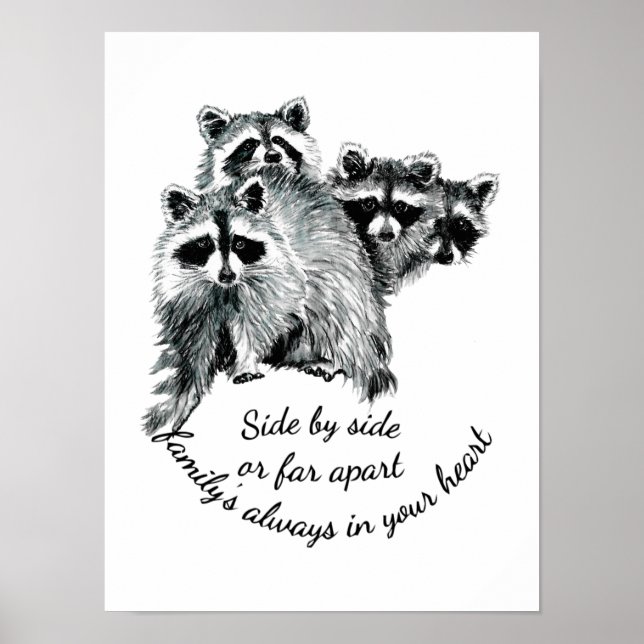 Inspirationsfamilie immer im Mittelpunkt Poster (Vorne)