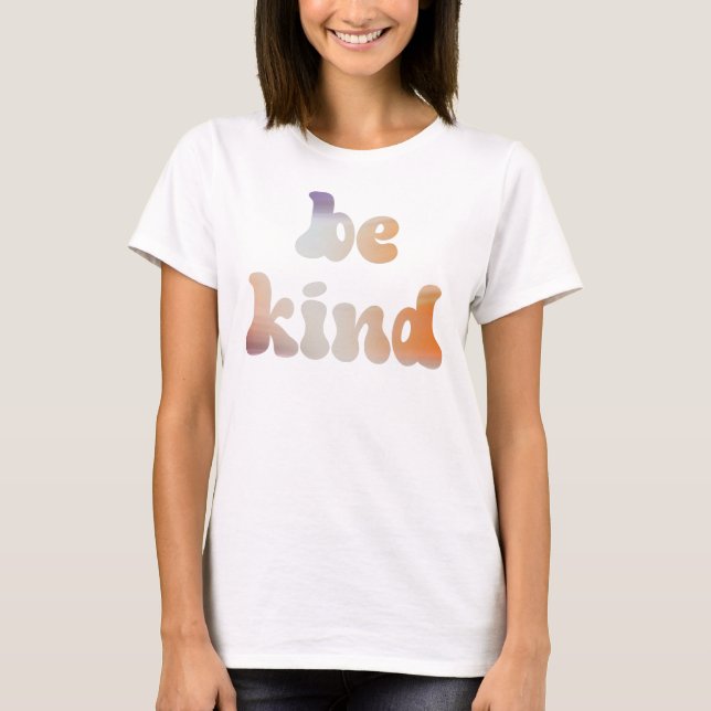Inspirationsfarbene Wasserfarbe T-Shirt (Vorderseite)