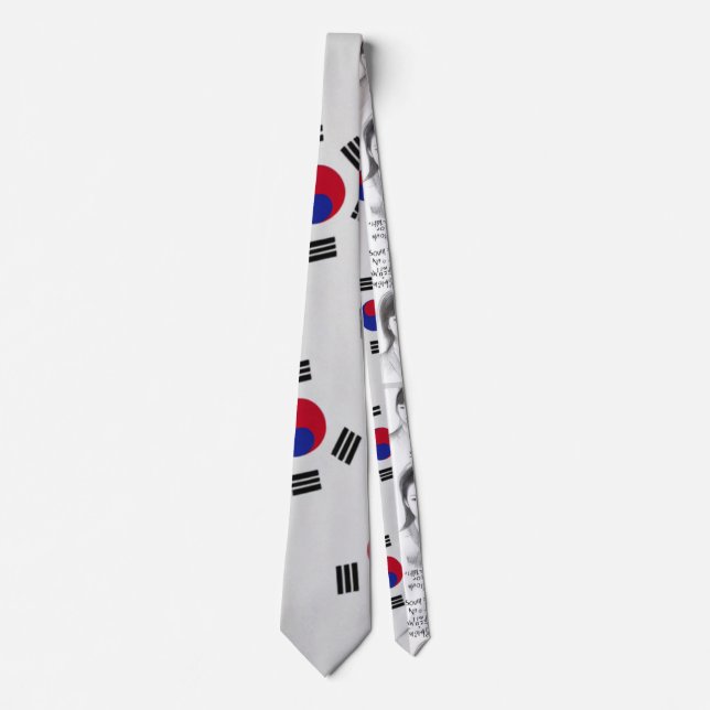 Inspirationsflaggen (Südkorea) Krawatte (Vorderseite)