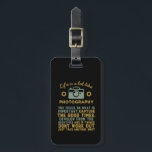 Inspirationsfotograf entwickelt sich aus Negativ Gepäckanhänger<br><div class="desc">Das Leben ist wie Fotografie. Wenn es nicht klappt, dann machen Sie einfach noch einen Versuch. Inspiration und motivierend Angebot für Fotografen. Cooles Sprichwort und Slogan für diejenigen, die Liebe nehmen Fotos, Mitglied des Fotoclubs. Vintages und bedrücktes Design für Amateure oder berufliche Fotografen, die überall Kameras und Objektive tragen. Große...</div>